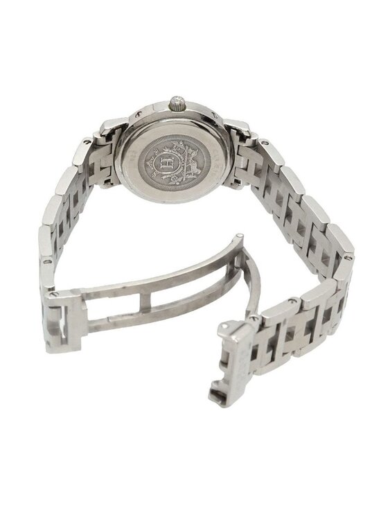 Hermes Clipper Cl4 210 Watch Date Pink Quartz